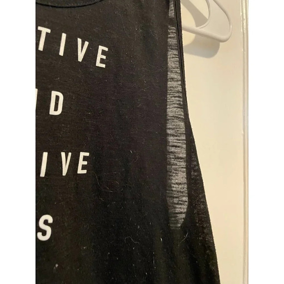 Old Navy Active Women's size Medium Positive Mind Positive Vibes Tanktop - Picture 4 of 8